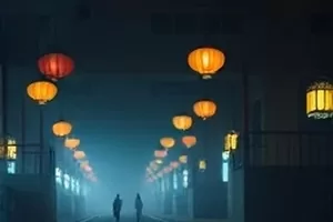 年代剧《霓虹旧事》雨夜街口的霓虹招牌