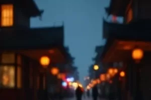 老片《最后一班渡轮》黄昏码头的剪影